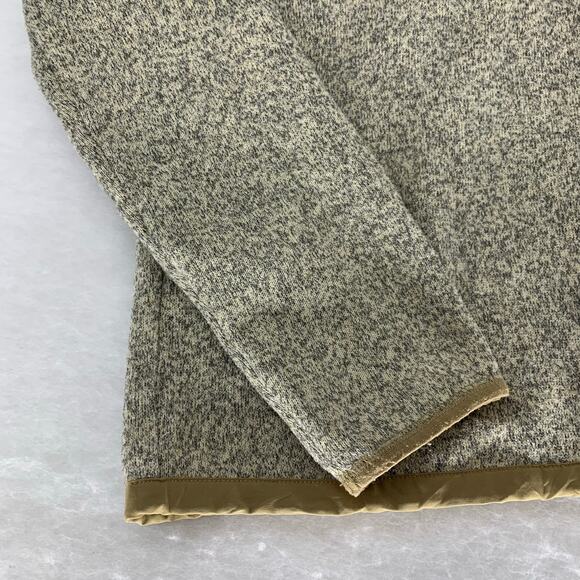 The North Face Men's 1/4-Zip Fleece Sweater Tan Gray Size S - Picture 9 of 16